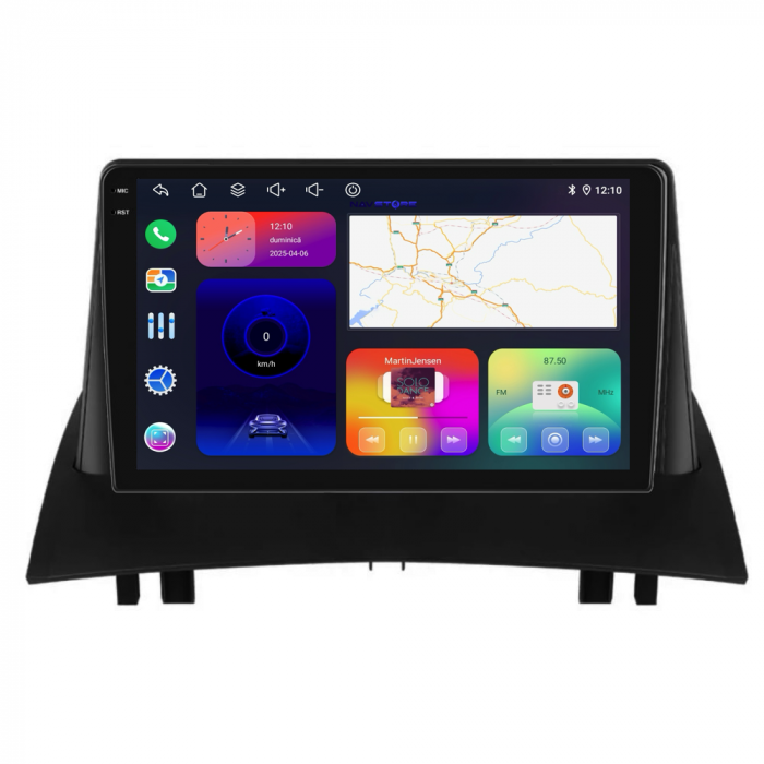 Navigatie Dedicata Renault Megane 2 (2002-2009), 9 Inch, 6Gb Ram, 128Gb stocare, Carplay [6]