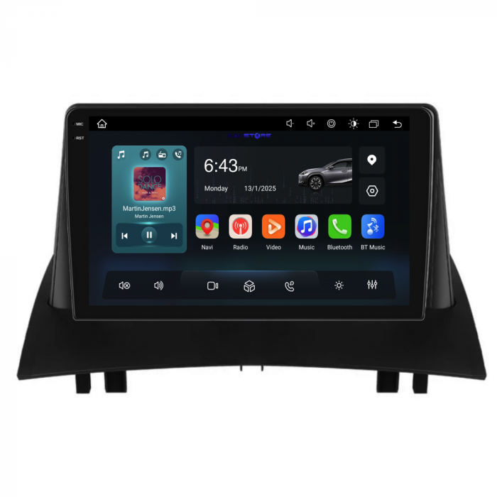 Navigatie Dedicata Renault Megane 2 (2002-2009), 9 Inch, 6Gb Ram, 128Gb stocare, Carplay [5]