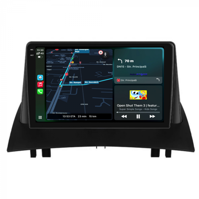 Navigatie Dedicata Renault Megane 2 (2002-2009), 9 Inch, 6Gb Ram, 128Gb stocare, Carplay [2]
