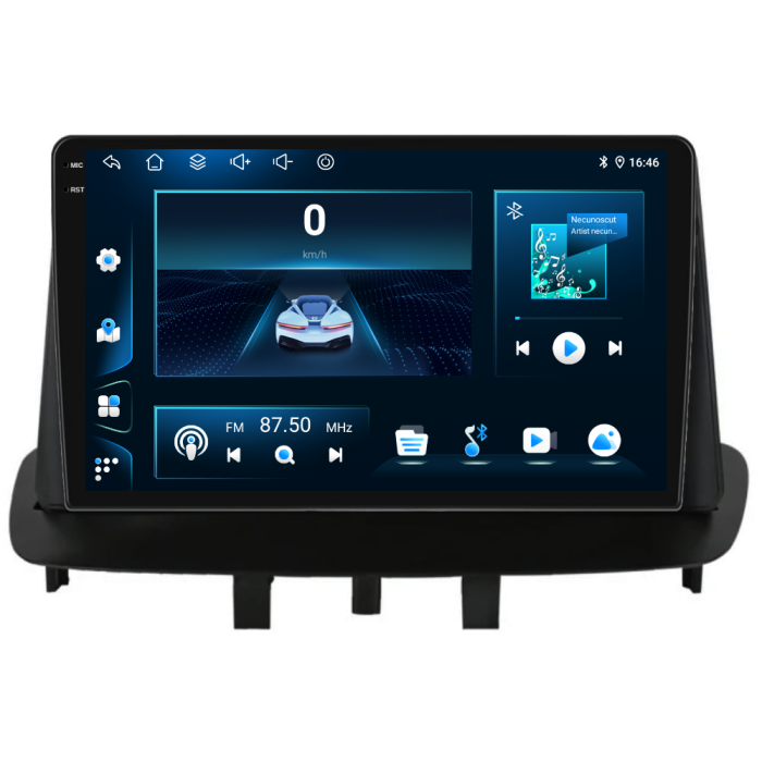 Navigatie Dedicata Renault Megane 3 (2008-2015), 9 Inch, 6Gb Ram, 128Gb stocare, CarPlay [7]