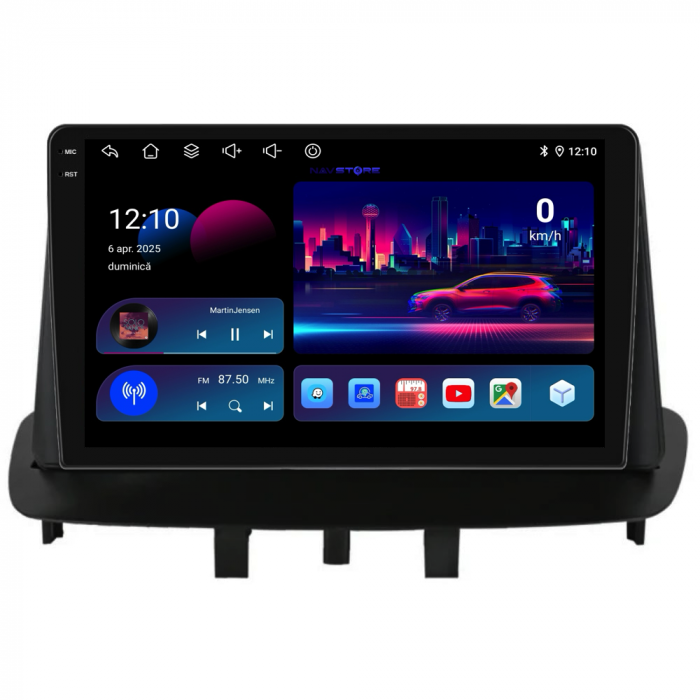Navigatie Dedicata Renault Megane 3 (2008-2015),QuadCore, 9 Inch, 4Gb Ram, 64Gb stocare, CarPlay [4]