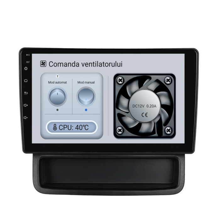Navigatie Dedicata Renault Trafic (2010 - 2014), 10Inch, 1Gb Ram, 32Gb Stocare, Carplay [6]