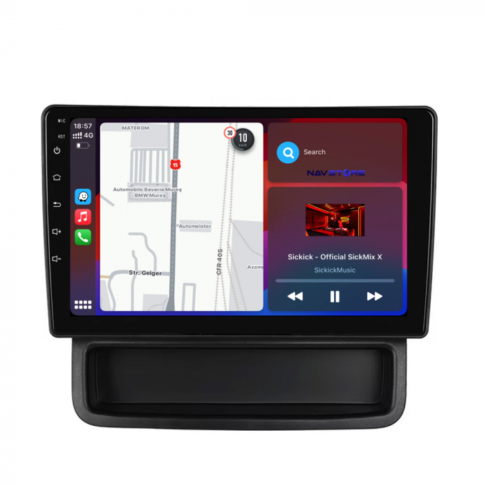 Navigatie Dedicata Renault Trafic (2010 - 2014), 10Inch, 1Gb Ram, 32Gb Stocare, Carplay [3]