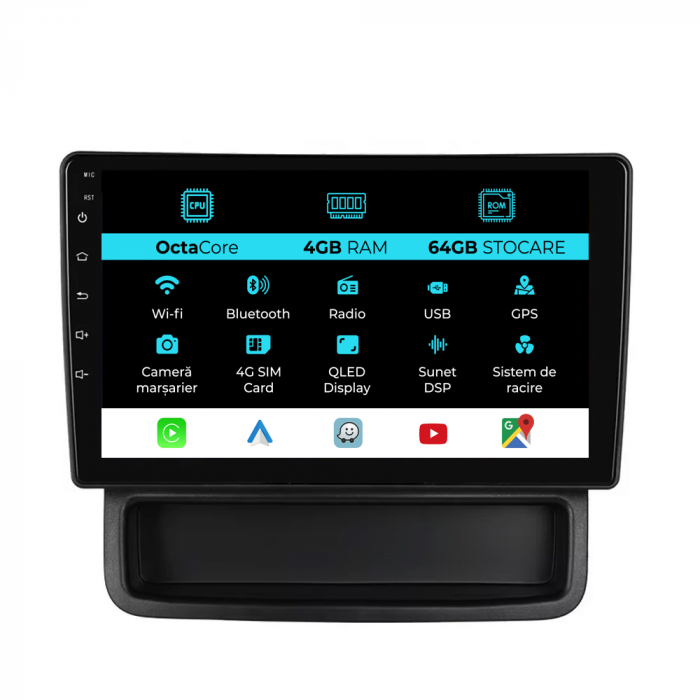 Navigatie Dedicata Renault Trafic (2010 - 2014), 10Inch, 4Gb Ram, 64Gb Stocare, Carplay [1]