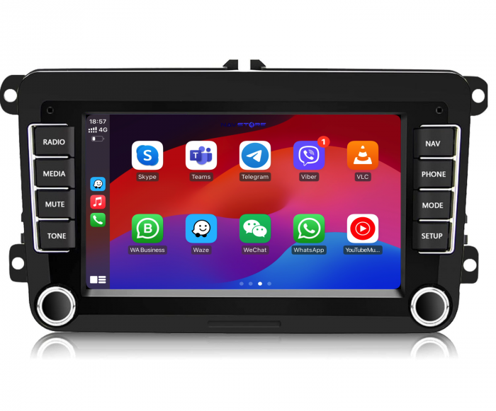 Navigatie Dedicata Seat, 7Inch, 2Gb Ram, 64Gb stocare, Apple Carplay/Android Auto [2]