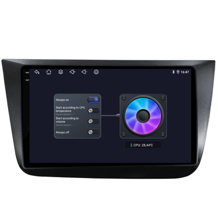 Navigatie Dedicata Seat Altea (2004-2015), 2K, 12Gb Ram, 256Gb stocare, Carplay [6]