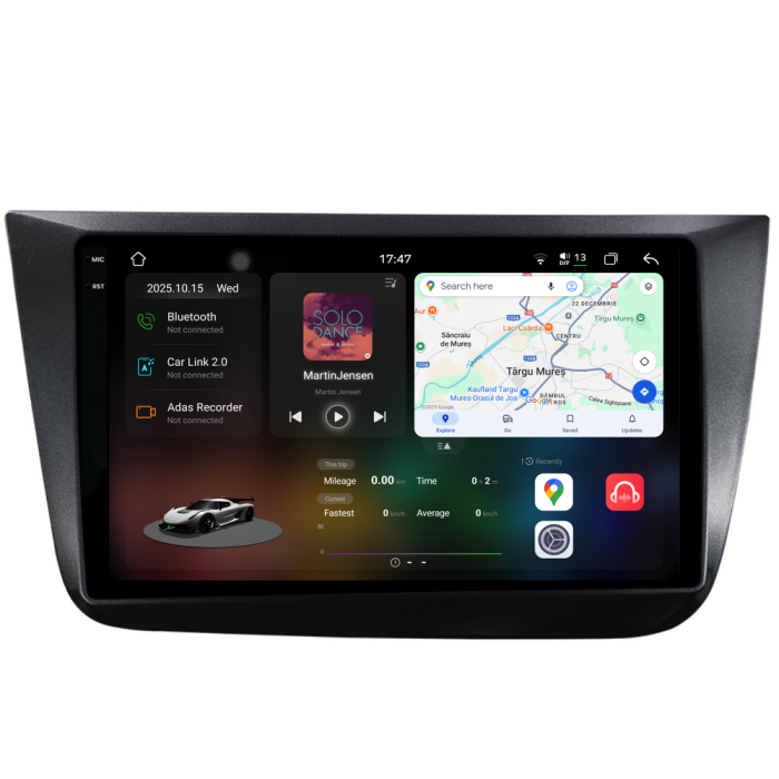 Navigatie Dedicata Seat Altea (2004-2015), 2K, 12Gb Ram, 256Gb stocare, Carplay [1]