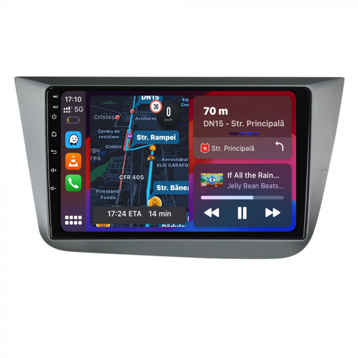 Navigatie Dedicata Seat Altea (2004 - 2015), 9 Inch, 1Gb Ram, 32Gb stocare, Carplay [2]