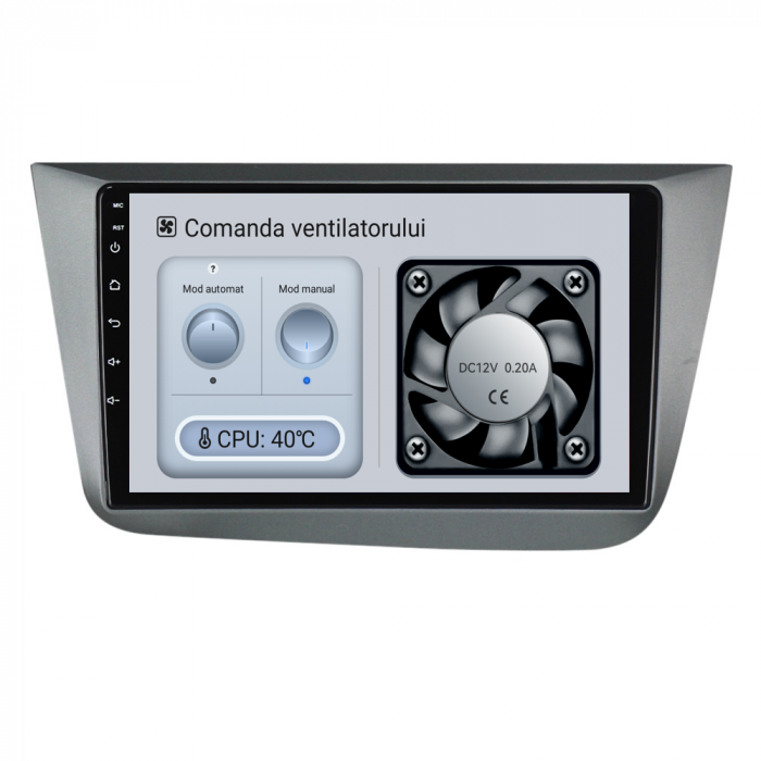 Navigatie Dedicata Seat Altea (2004 - 2015), 9 Inch, 2Gb Ram, 64Gb stocare, Carplay [6]