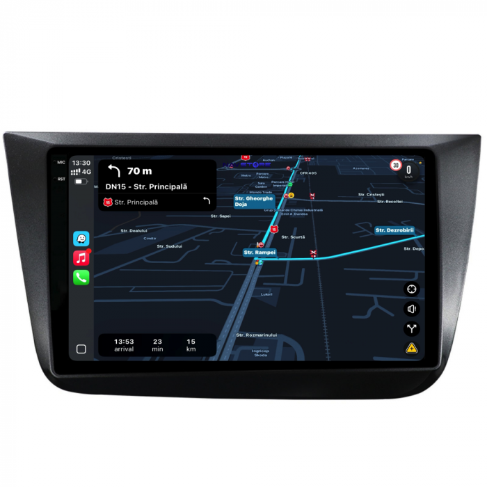 Navigatie Dedicata Seat Altea (2004-2015), 9 Inch, 6Gb Ram, 128Gb stocare, Carplay [3]