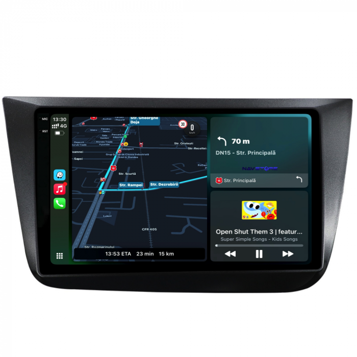 Navigatie Dedicata Seat Altea (2004-2015), 9 Inch, 6Gb Ram, 128Gb stocare, Carplay [2]