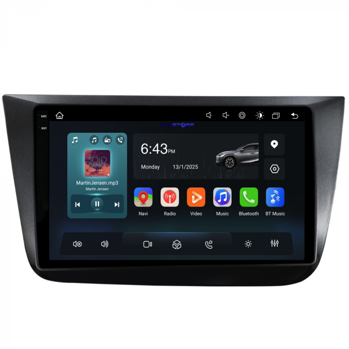 Navigatie Dedicata Seat Altea (2004-2015), 9 Inch, 6Gb Ram, 128Gb stocare, Carplay [5]