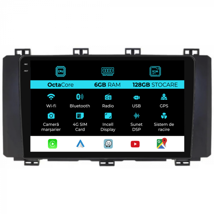Navigatie Dedicata Seat Ateca (2016-2021), 9Inch, 6Gb Ram, 128Gb Stocare, Carplay [1]