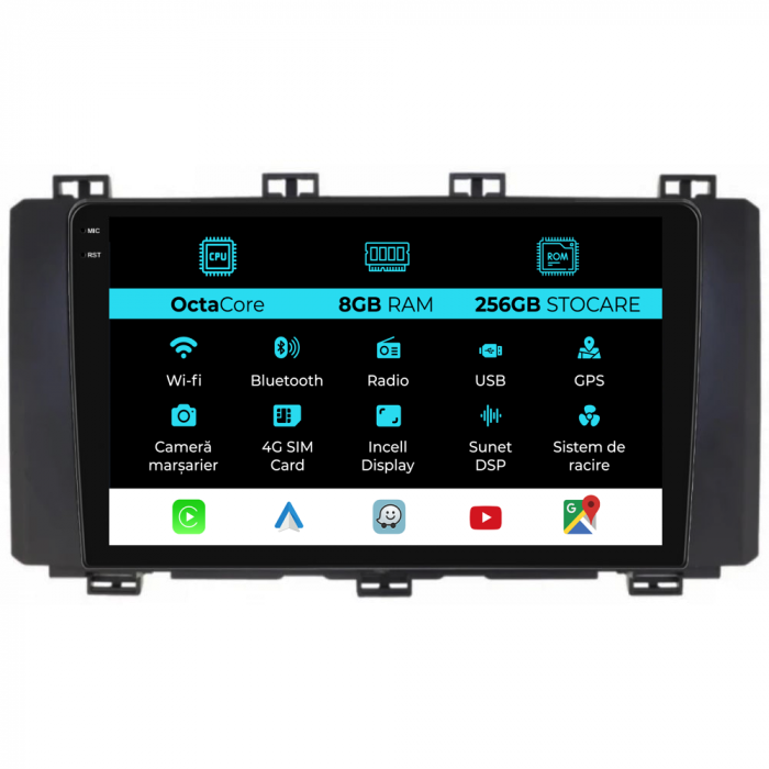 Navigatie Dedicata Seat Ateca (2016-2021), 9Inch, 8Gb Ram, 256Gb Stocare, Carplay [1]