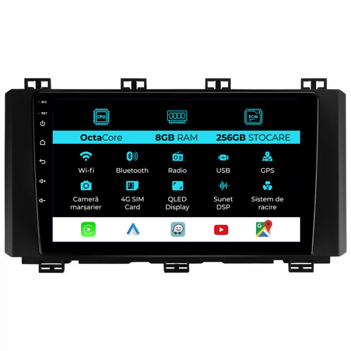 Navigatie Dedicata Seat Ateca (2016 - 2021), 9Inch, 8Gb Ram, 256Gb Stocare, Carplay [1]