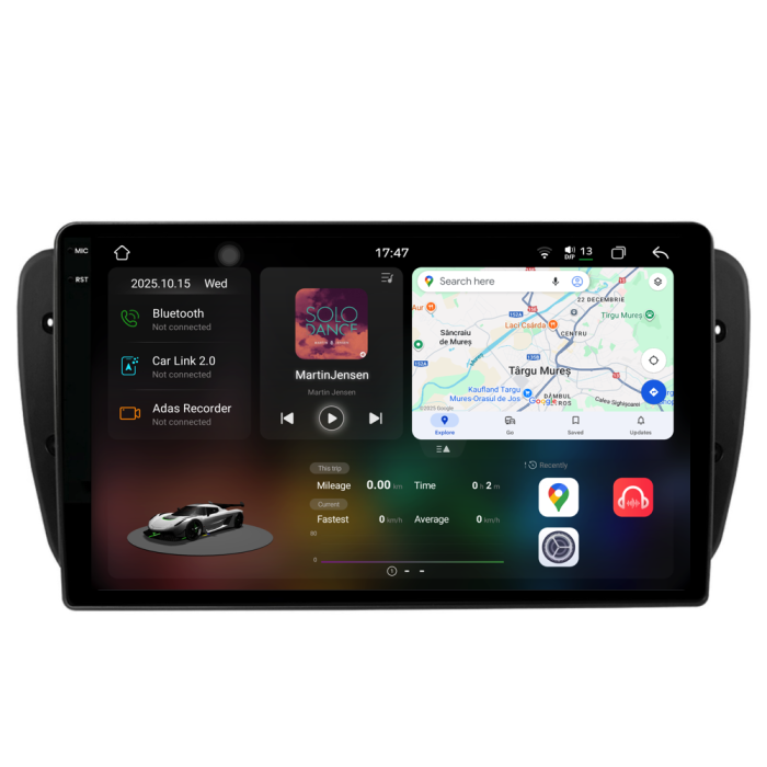 Navigatie Dedicata Seat Ibiza (2008-2016), 2K, 12Gb Ram, 256Gb Stocare, Carplay [1]