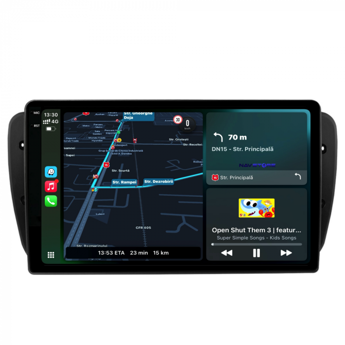 Navigatie Dedicata Seat Ibiza (2008-2016), 9Inch 8Gb Ram, 256Gb Stocare, Carplay [2]