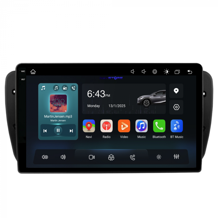 Navigatie Dedicata Seat Ibiza (2008-2016), 9Inch 8Gb Ram, 256Gb Stocare, Carplay [5]