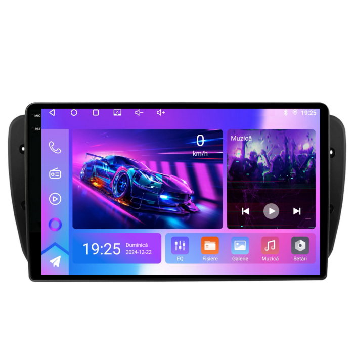 Navigatie Dedicata Seat Ibiza (2008-2016),QuadCore, 9Inch 4Gb Ram, 64Gb Stocare, Carplay [10]