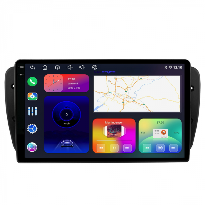 Navigatie Dedicata Seat Ibiza (2008-2016),QuadCore, 9Inch 4Gb Ram, 64Gb Stocare, Carplay [5]