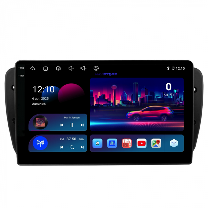 Navigatie Dedicata Seat Ibiza (2008-2016),QuadCore, 9Inch 4Gb Ram, 64Gb Stocare, Carplay [4]