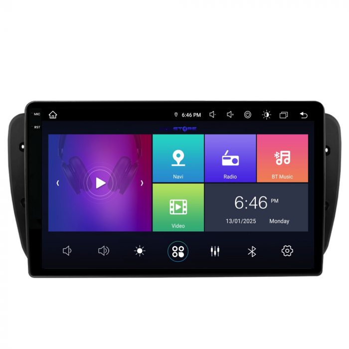 Navigatie Dedicata Seat Ibiza (2008-2016),QuadCore, 9Inch 4Gb Ram, 64Gb Stocare, Carplay [6]
