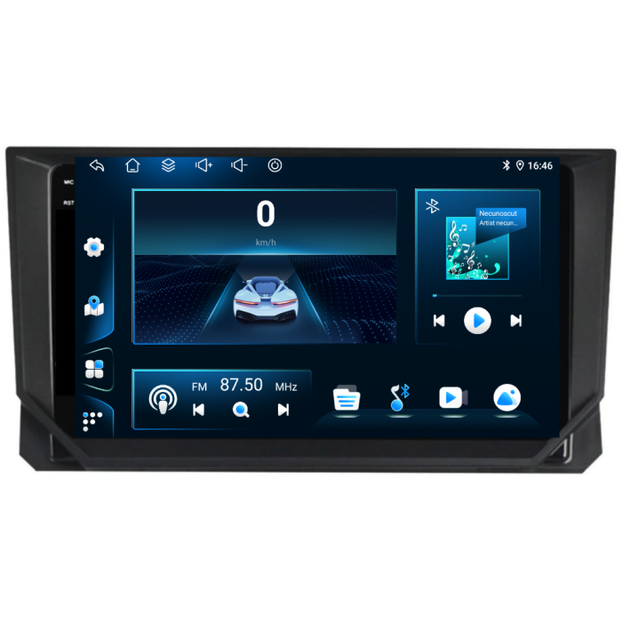 Navigatie Dedicata Seat Ibiza (2017 - 2025), 9Inch, 2Gb Ram, 32Gb Stocare, Carplay [7]