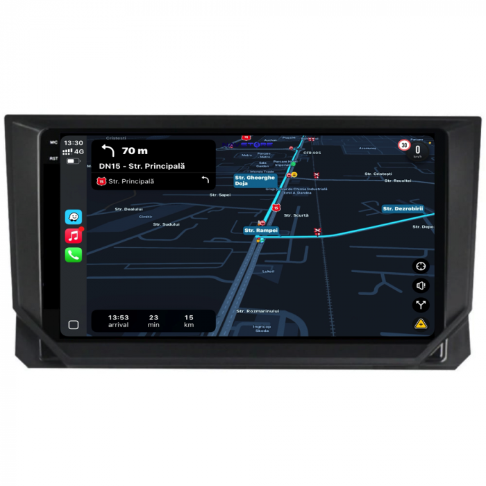 Navigatie Dedicata Seat Ibiza (2017 - 2025), 9Inch, 8Gb Ram, 256Gb Stocare, Carplay [3]