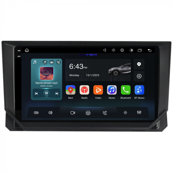 Navigatie Dedicata Seat Ibiza (2017 - 2025), 2K, 8Gb Ram, 256Gb Stocare, Carplay [5]