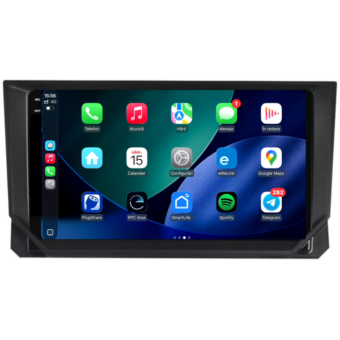 Navigatie Dedicata Seat Ibiza (2017 - 2025),QuadCore, 9Inch, 4Gb Ram, 64Gb Stocare, Carplay [3]