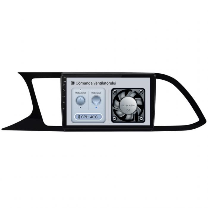 Navigatie Dedicata Seat Leon 3 (2013-2020), 9 Inch, 2Gb Ram, 64Gb stocare, Carplay [6]
