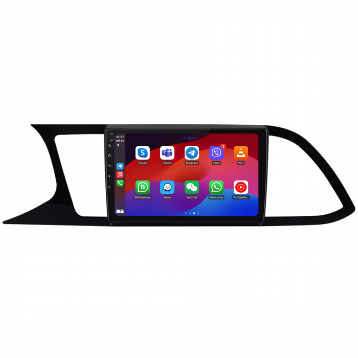 Navigatie Dedicata Seat Leon 3 (2013-2020), 9 Inch, 2Gb Ram, 64Gb stocare, Carplay [4]