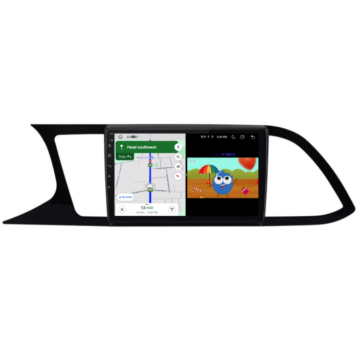 Navigatie Dedicata Seat Leon 3 (2013-2020), 9 Inch, 2Gb Ram, 64Gb stocare, Carplay [5]