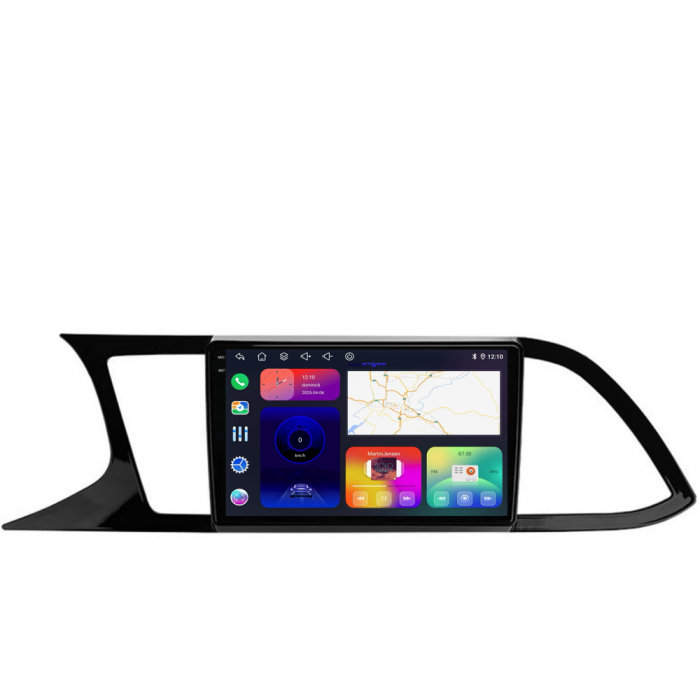 Navigatie Dedicata Seat Leon 3 (2013-2020), 9 Inch, 6Gb Ram, 128Gb stocare, Carplay [6]