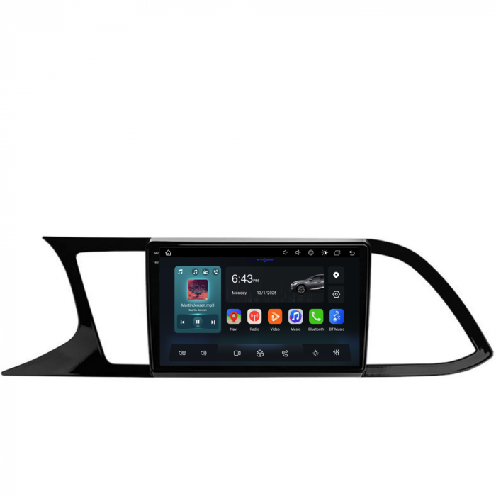 Navigatie Dedicata Seat Leon 3 (2013-2020), 9 Inch, 6Gb Ram, 128Gb stocare, Carplay [5]