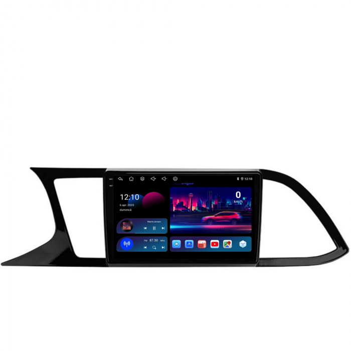 Navigatie Dedicata Seat Leon 3 (2013-2020), 9 Inch, 6Gb Ram, 128Gb stocare, Carplay [4]