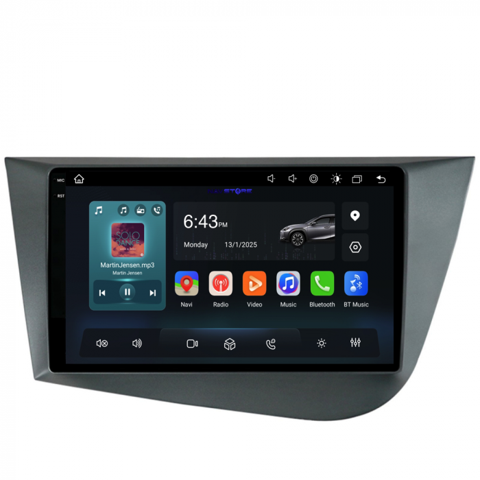 Navigatie Dedicata Seat Leon Mk2 (2005-2012), 9Inch, 8Gb Ram, 256Gb Stocare, Carplay [5]