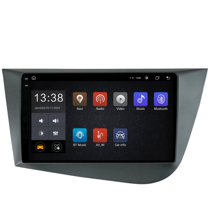 Navigatie Dedicata Seat Leon Mk2 (2005-2012), 9Inch, 8Gb Ram, 256Gb Stocare, Carplay [4]