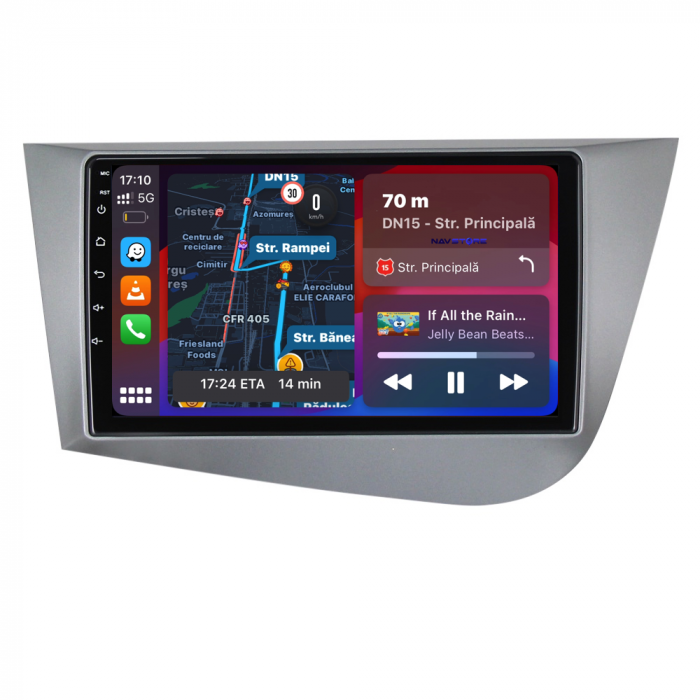 Navigatie Dedicata Seat Leon Mk2 (2005-2012), 9Inch, 1Gb Ram, 32Gb Stocare, Carplay [2]