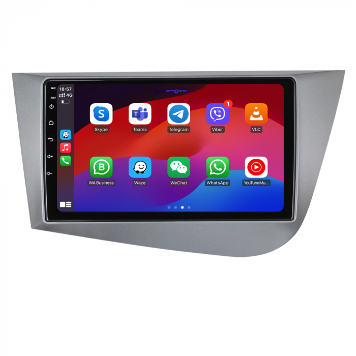 Navigatie Dedicata Seat Leon Mk2 (2005-2012), 9Inch, 1Gb Ram, 32Gb Stocare, Carplay [4]