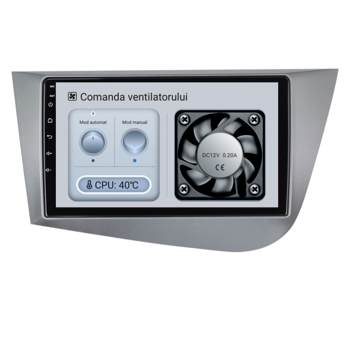 Navigatie Dedicata Seat Leon Mk2 (2005-2012), 9Inch, 4Gb Ram, 64Gb Stocare, Carplay [6]
