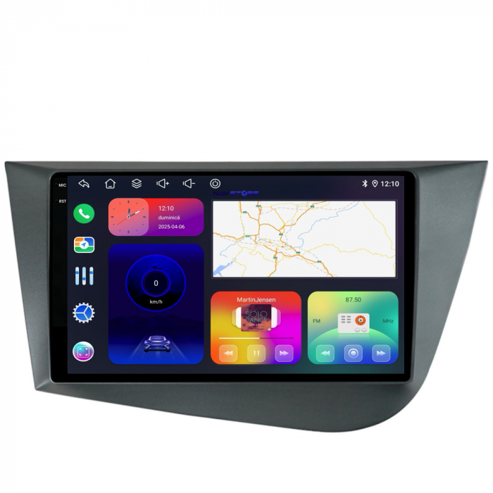Navigatie Dedicata Seat Leon Mk2 (2005-2012),QuadCore, 9Inch, 4Gb Ram, 64Gb Stocare, Carplay [6]