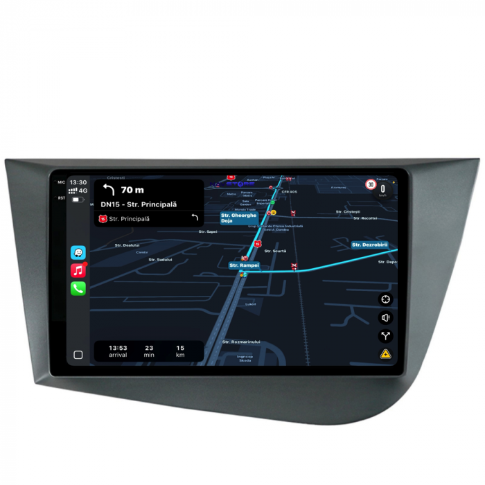 Navigatie Dedicata Seat Leon Mk2 (2005-2012),QuadCore, 9Inch, 4Gb Ram, 64Gb Stocare, Carplay [3]