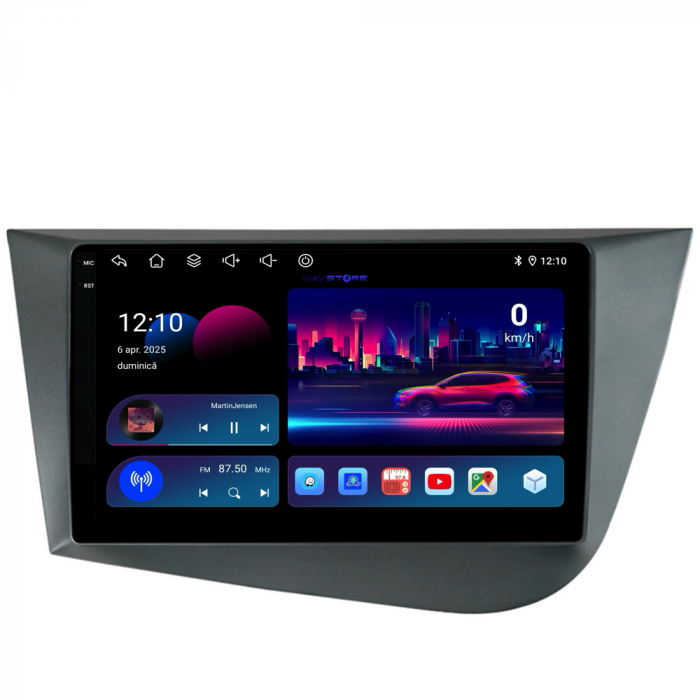 Navigatie Dedicata Seat Leon Mk2 (2005-2012),QuadCore, 9Inch, 4Gb Ram, 64Gb Stocare, Carplay [4]