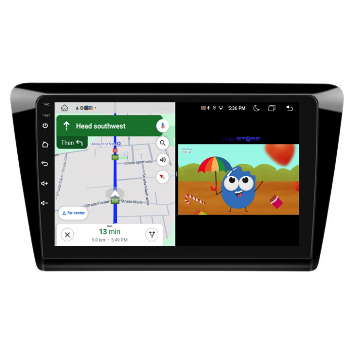 Navigatie Dedicata Seat Toledo (2013 - 2023) 9 Inch, 2Gb Ram, 64Gb stocare, Carplay [5]