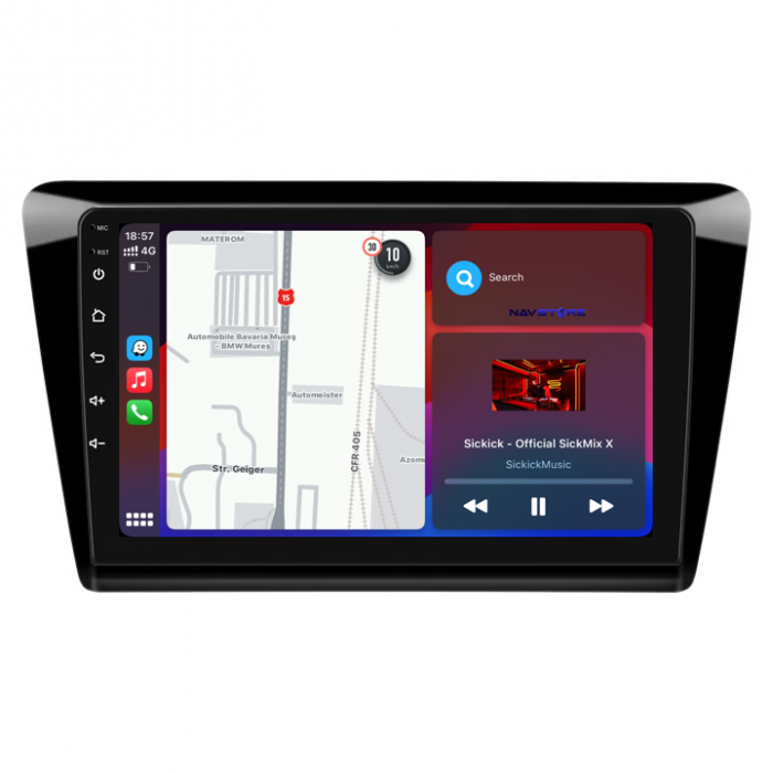Navigatie Dedicata Seat Toledo (2013 - 2023) 9 Inch, 4Gb Ram, 64Gb stocare, Carplay [3]