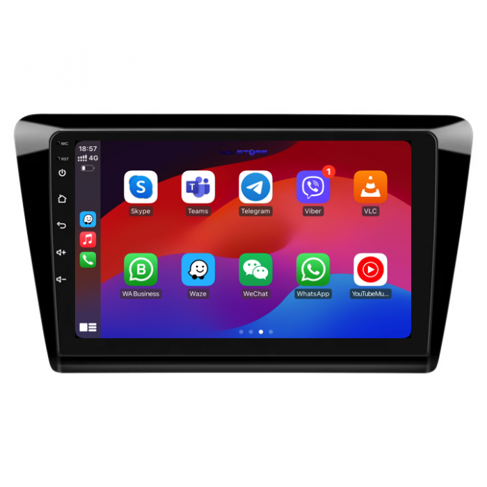 Navigatie Dedicata Seat Toledo (2013 - 2023) 9 Inch, 4Gb Ram, 64Gb stocare, Carplay [4]
