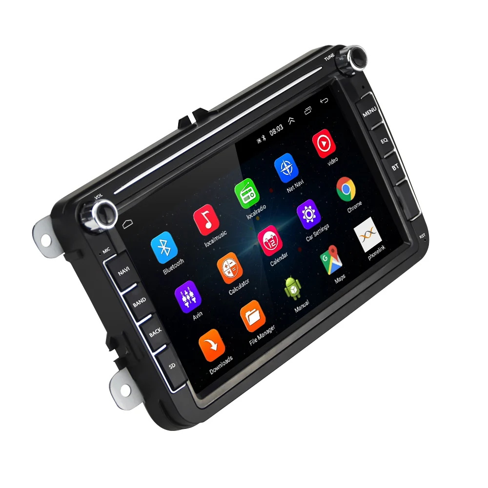 Navigatie Dedicata Volkswagen,QuadCore, 8Inch, 4Gb Ram, 64Gb stocare, Carplay si Android Auto [2]