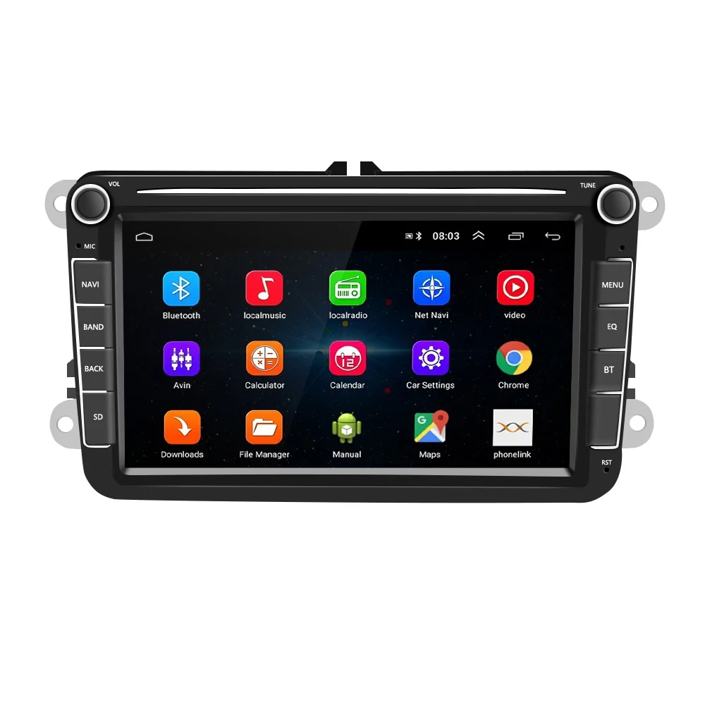 Navigatie Dedicata Volkswagen, 8Inch,2Gb Ram, 64Gb stocare, Carplay [3]