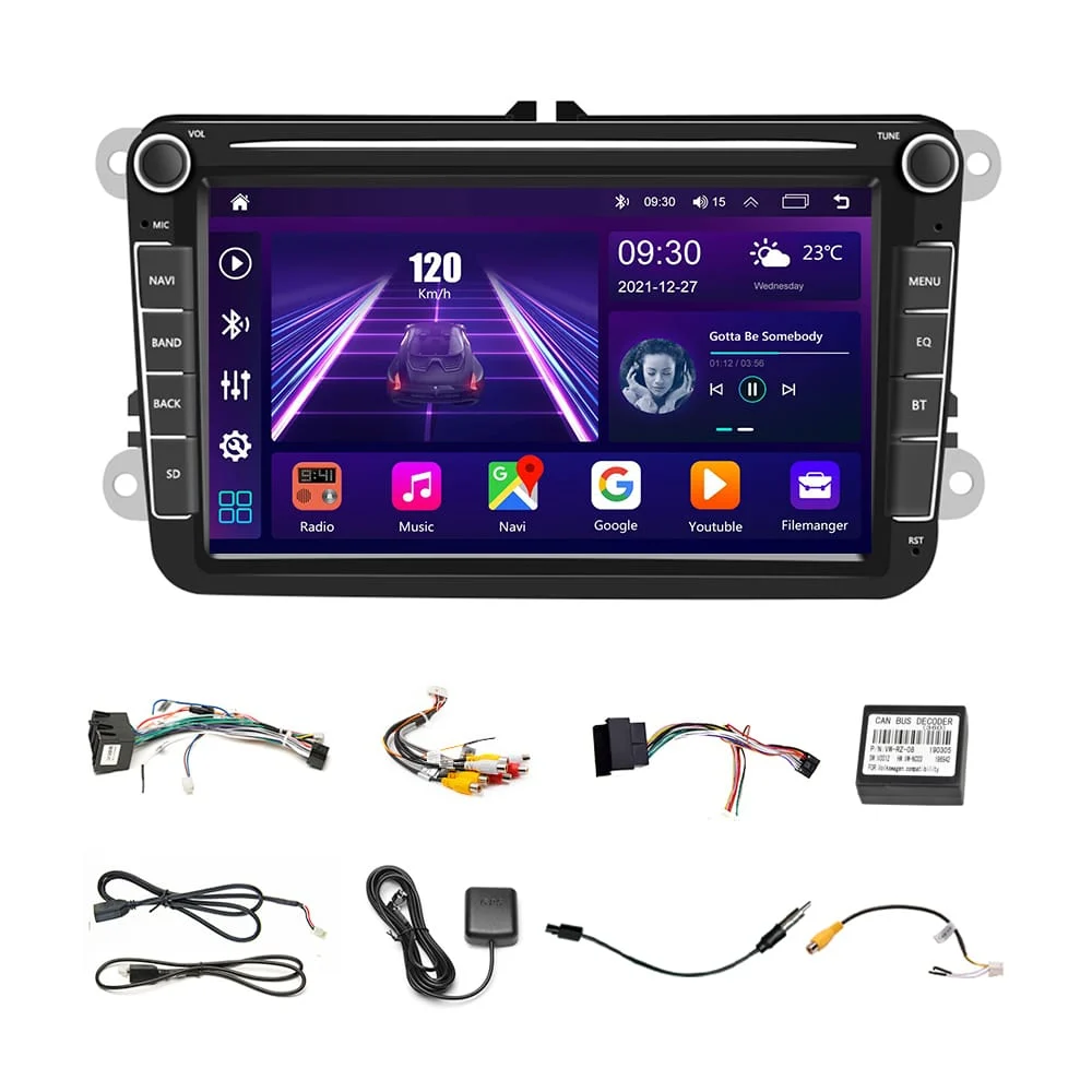 Navigatie Dedicata Skoda, Android, 8Inch,4Gb Ram, 64Gb stocare, Bluetooth, WiFi, Waze, Canbus [7]